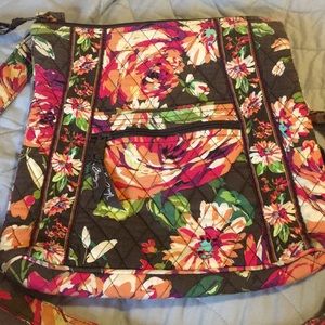 Vera Bradley “English Rose” cross body purse
